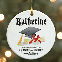 Personalized Ceramic Graduation Ornament