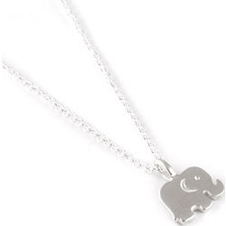 Sterling Silver Good Luck Elephant Necklace