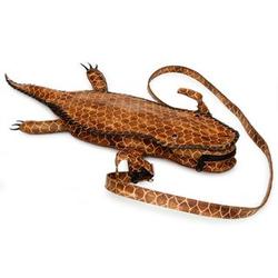 Amazon Alligator Leather Shoulder Bag