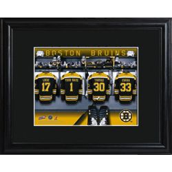 Boston Bruins Locker Room Personalized Print
