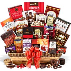 Valentine's Day Gourmet Sweets Gift Basket for Her
