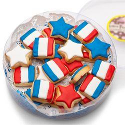 Mini Patriotic Sugar Cookies