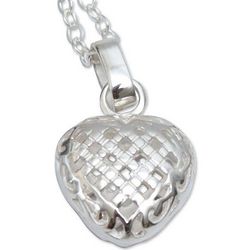 Enchanted Heart Silver Necklace