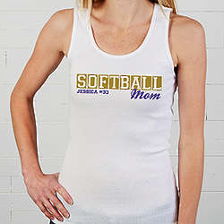 Personalized Sports Mom Tank Top