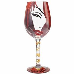 Radiant Redhead Wine Glass