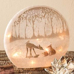 Forest Friends Woodland Scene Lighted Tabletop Decoration