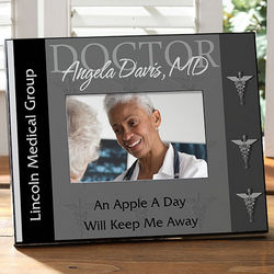 Personalized 3 Color Doctor Picture Frame