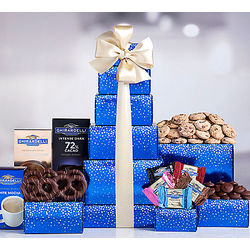 Ghirardelli Deluxe Dark Chocolate & More Gift Tower