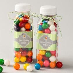 Personalized Plastic Bottle Birthday Favors