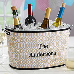Personalized Neoprene Covered Beverage Tub