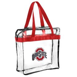 Ohio State Buckeyes Clear Basic Messenger Tote Bag