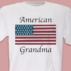 American Flag Personalized T-Shirt