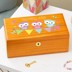 Personalized Little Hoots Memory Box
