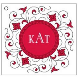 40 Personalized Monogram Favor Cards
