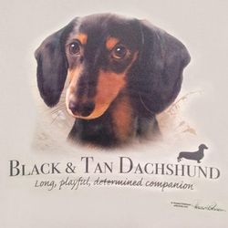Black and Tan Dachshund Dog Breed Shirt