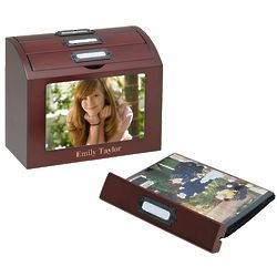 Personalized Treasure Chest Picture Frame Box