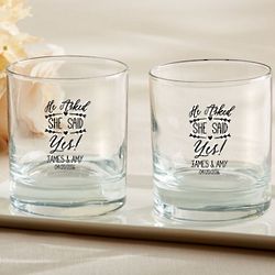 Personalized Wedding Rocks Glasses