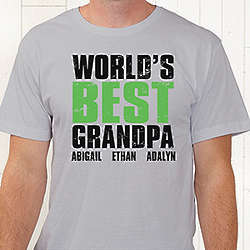 Personalized Grandpa T-Shirt