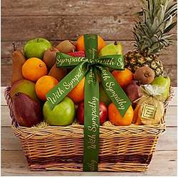 Sympathy Fresh and Dried Tropical Fruit Basket