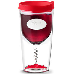 Engravable Smart Vino Bottle Opener Champagne Cup