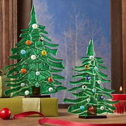 Millefiori Christmas Tree Decorations