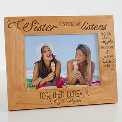 Personalized Sister 5x7 Photo Frame