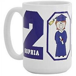 Personalized Graduation Character Mug