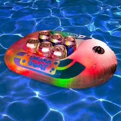 Illuminated LED Party Drink Barge Pool Float