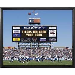 Personalized Tennessee Titans Scoreboard Print