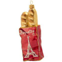 Handcrafted Baguette Ornament