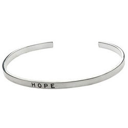 Sterling Silver Stackable Hope Friendship Bracelet
