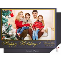 Happy Holiday Family Photo Card