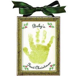 Baby's First Christmas Handprint Ornament Kit