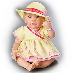 Hats Off for the Cause Breast Cancer Support Baby Doll
