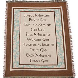 Joyful Moments Decorative Throw Blanket