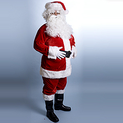 XL Velour Santa Suit