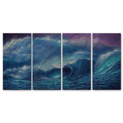 Sea Waves II Metal Wall Art