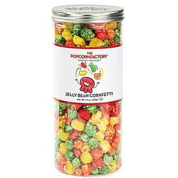Jelly Bean Cornfetti Popcorn in Canister