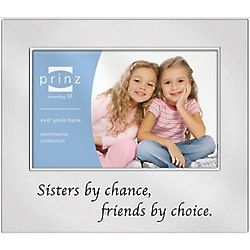 Sisters by Chance 4x6 Picture Frame