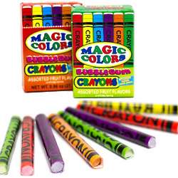 Magic Colors Bubble Gum Crayons 2 Pack