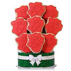 Red Roses Cookie Bouquet