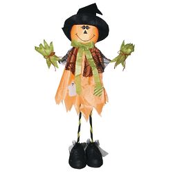 Standing Scarecrow Pumpkin Outdoor Decoration