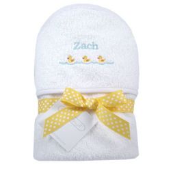 Ducks Personalized Hooded Towel