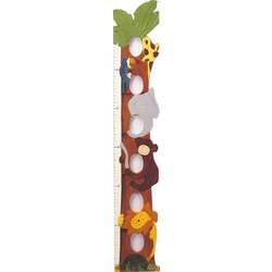 Wooden Growth Chart With Photo Slots