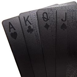 Deck of Black Playing Cards