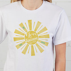 You are My Sunshine Personalized T-Shirt