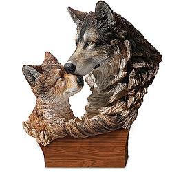 Heart Of The Wolf Pack Sculpture