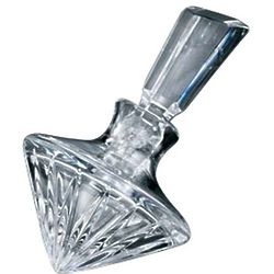 Tilted Crystal Perfume Bottle