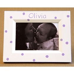 Personalized Lotty Dotty Picture Frame