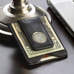 Leather Wallet and Money Clip